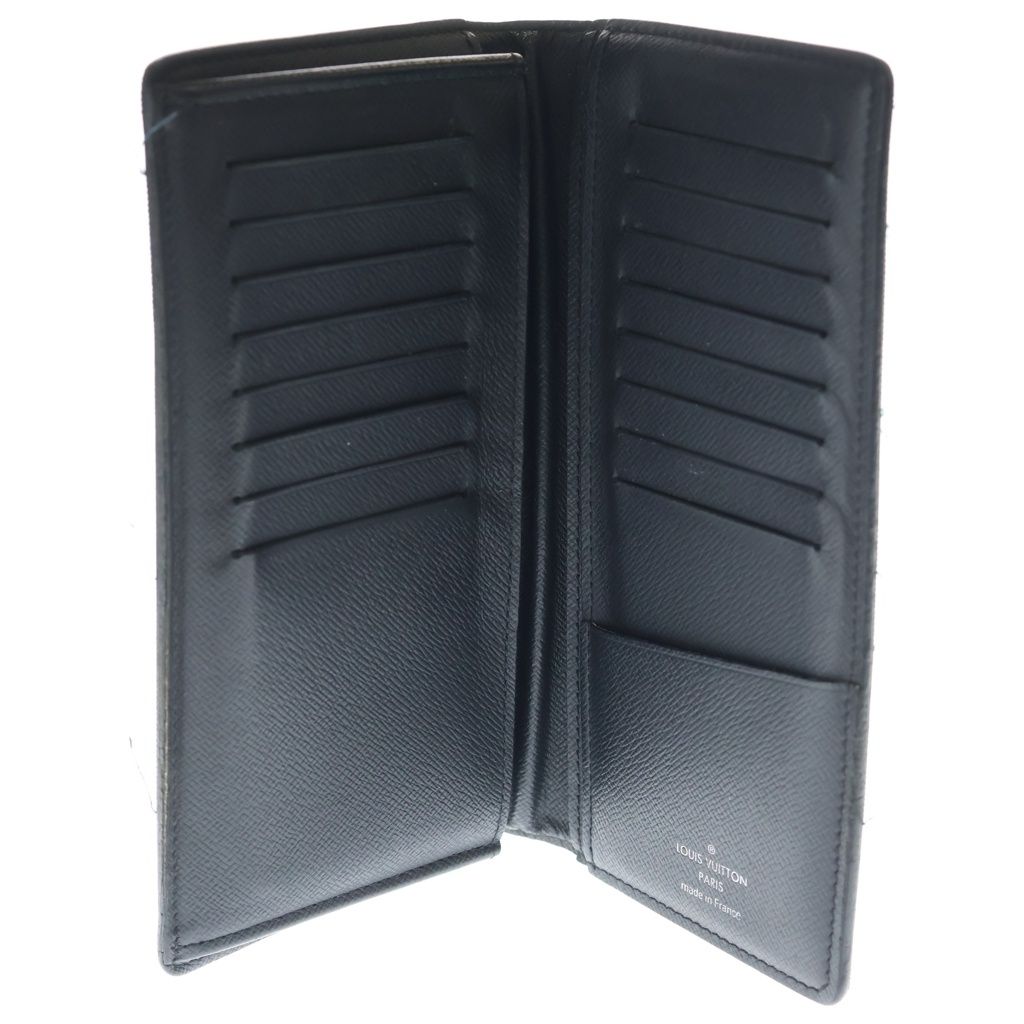 Louis Vuitton Monogram Portefeuille Brazza Eclipse Wallet Black — view 6