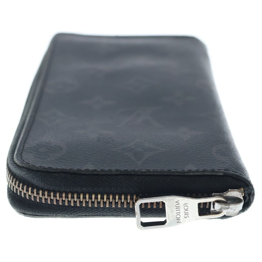 Louis Vuitton Monogram Eclipse Zippy Wallet Vertical Black — view 3