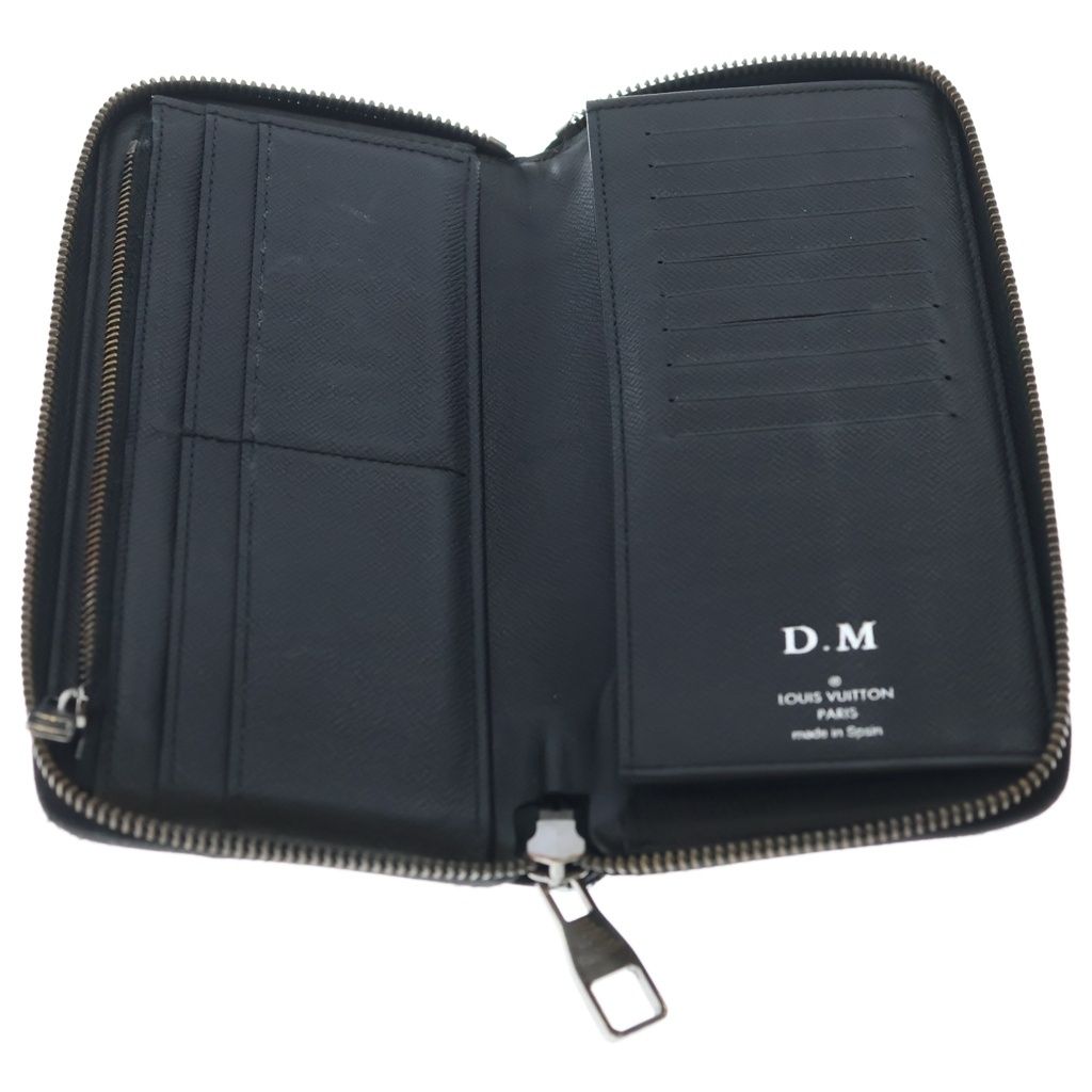 Louis Vuitton Monogram Eclipse Zippy Wallet Vertical Black — view 5