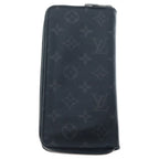 Louis Vuitton Monogram Eclipse Zippy Wallet Vertical Black — view 2