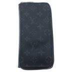 Louis Vuitton Monogram Eclipse Zippy Wallet Vertical Black