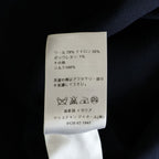 Dior Sleeve Scarf Cut Replacement Wool Knit Dress Navy — view 8