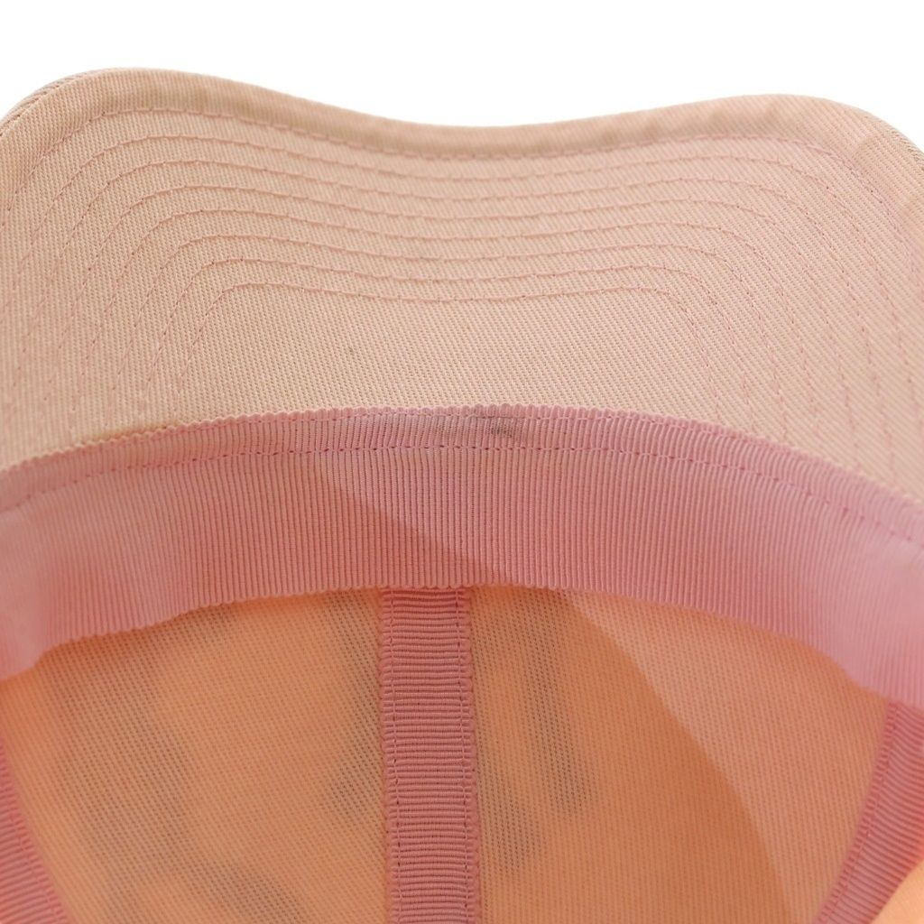 Gucci NY Baseball Cap Pink Cotton Yankees Applique Embroidery Rabbit — view 6