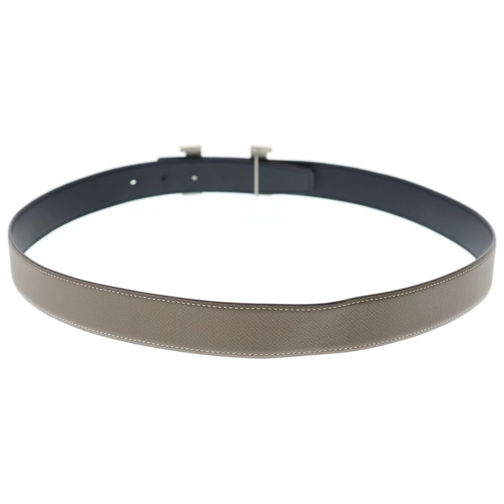 Hermes Constance Logo Buckle Reversible Belt Black Brown — view 2