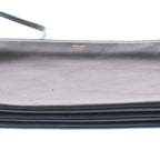 Celine Trio Large Shoulder Bag Black Leather Gold — view 4
