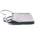 Celine Trio Large Shoulder Bag Black Leather Gold — view 3