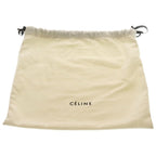 Celine Trio Large Shoulder Bag Black Leather Gold — view 7