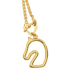 Hermes Tonnerre PM Chain Necklace Gold — view 4