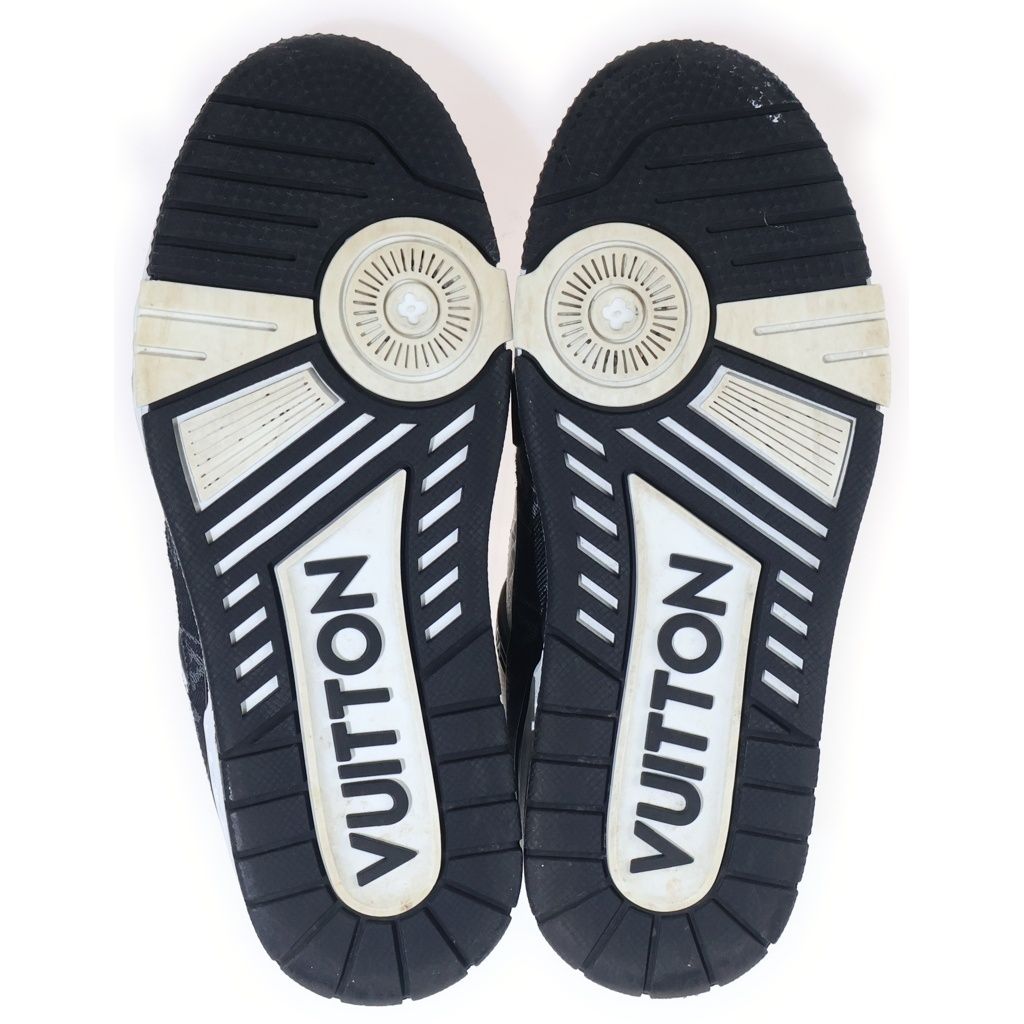 Louis Vuitton LV Trainer LV Sweatshirt Maxi Monogram Leather Low Cut Sneakers — view 5