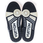 Louis Vuitton LV Trainer LV Sweatshirt Maxi Monogram Leather Low Cut Sneakers — view 5