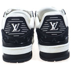 Louis Vuitton LV Trainer LV Sweatshirt Maxi Monogram Leather Low Cut Sneakers — view 3