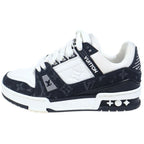 Louis Vuitton LV Trainer LV Sweatshirt Maxi Monogram Leather Low Cut Sneakers