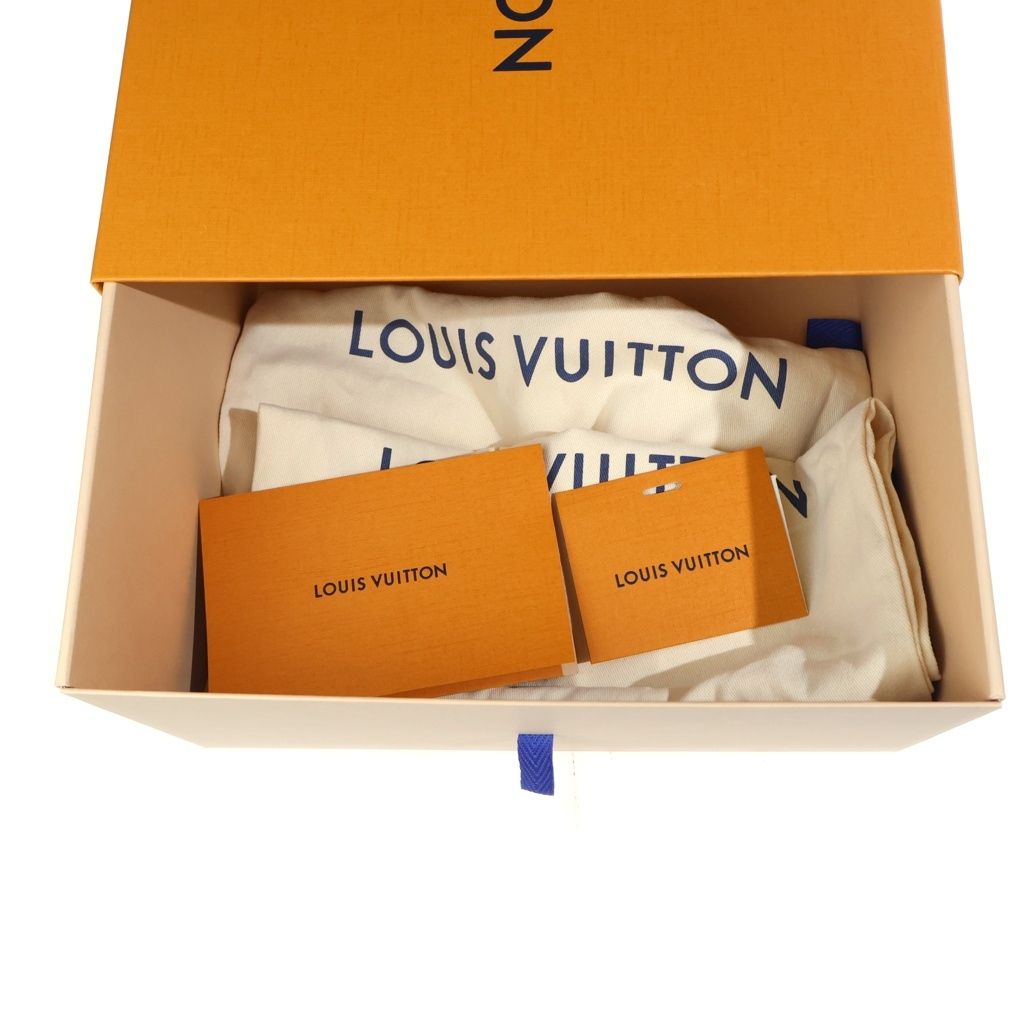 Louis Vuitton LV Trainer LV Sweatshirt Maxi Monogram Leather Low Cut Sneakers — view 6