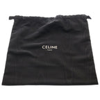 Celine Soft Lambskin Leather Bucket Hat Black — view 8