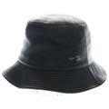 Celine Soft Lambskin Leather Bucket Hat Black