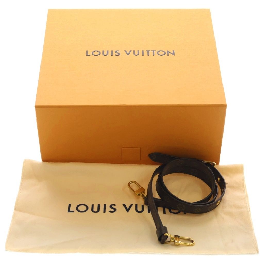 Louis Vuitton Monogram Sac Plat BB Shoulder Bag Brown — view 7
