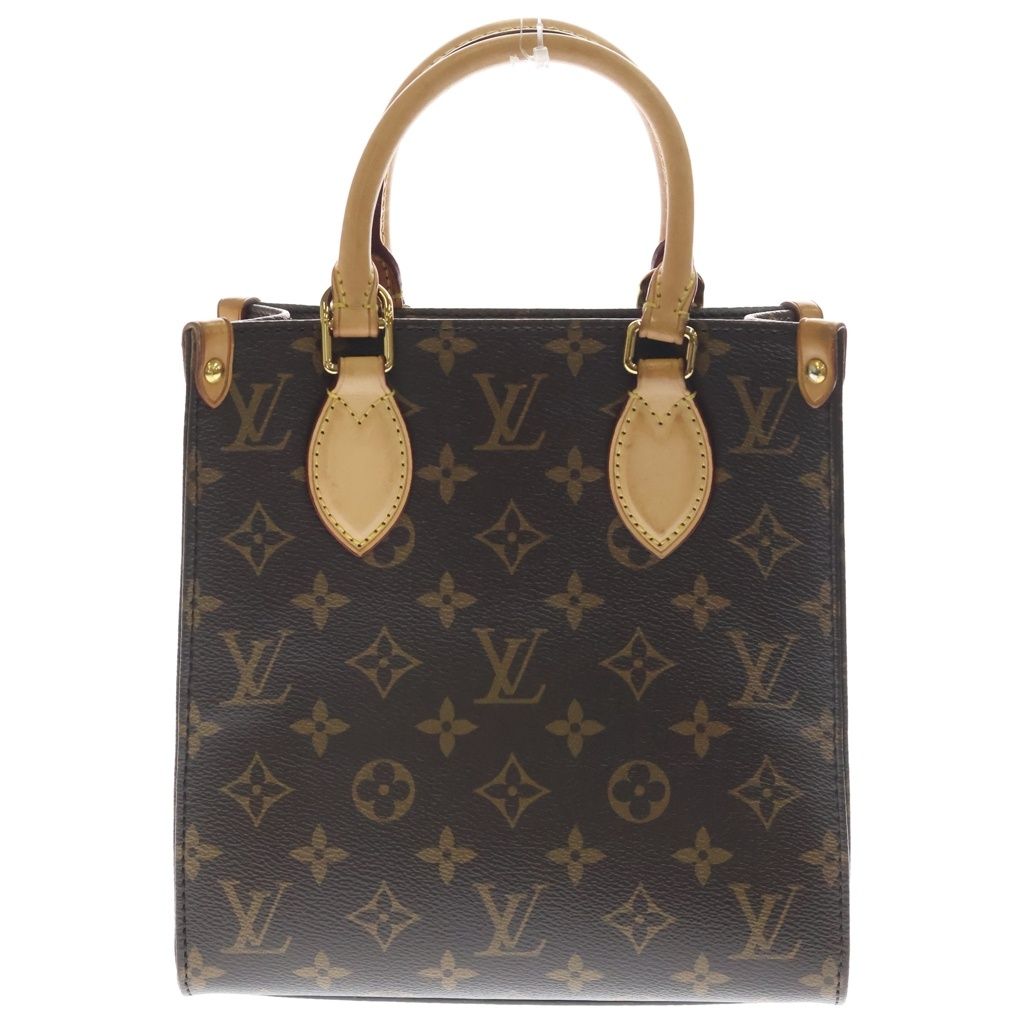 Louis Vuitton Monogram Sac Plat BB Shoulder Bag Brown