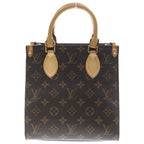 Louis Vuitton Monogram Sac Plat BB Shoulder Bag Brown