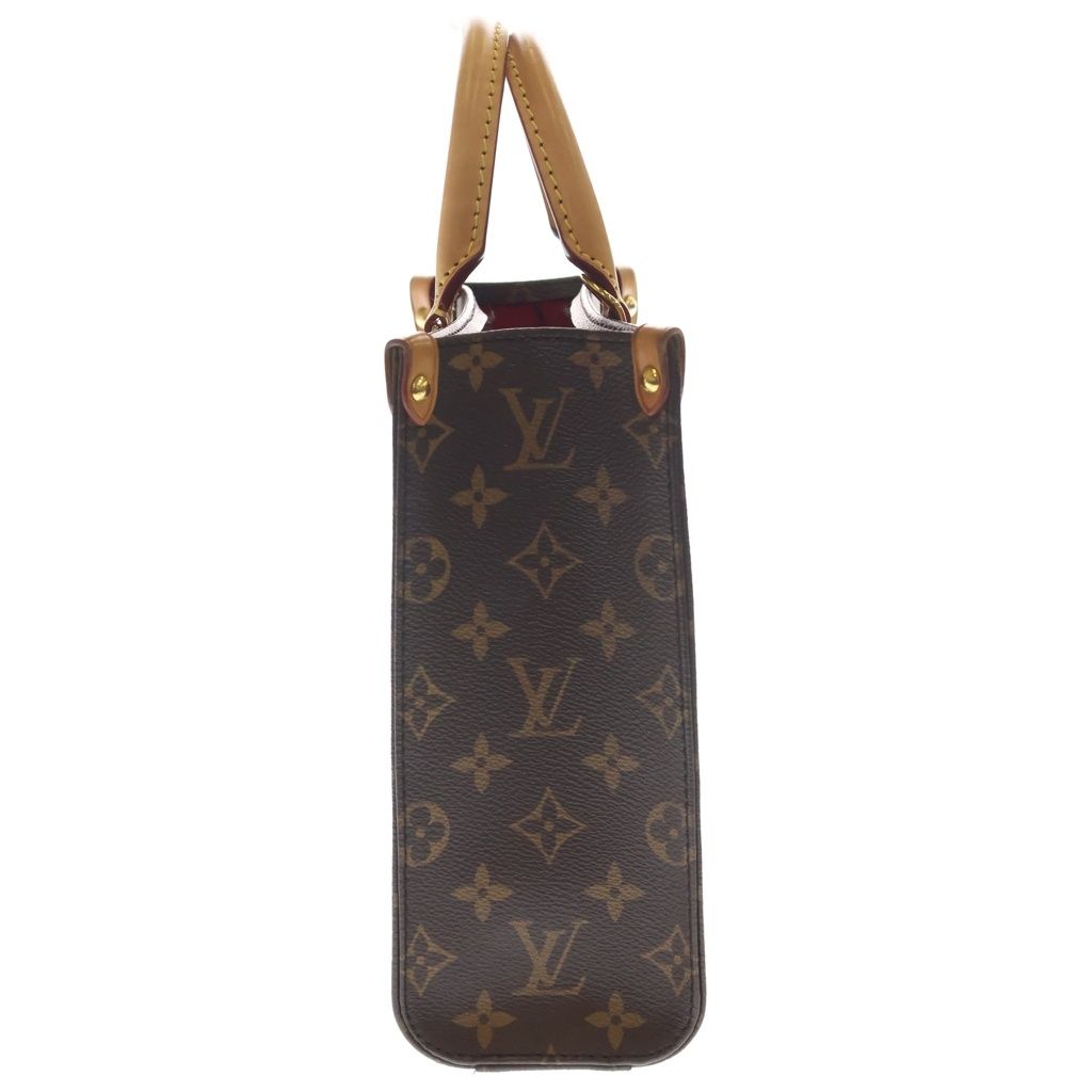 Louis Vuitton Monogram Sac Plat BB Shoulder Bag Brown — view 3