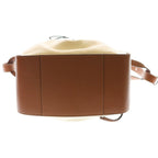 Loewe Hammock Small Leather Hand Small Shoulder Bag 2-Way Silver Ivory White — view 4