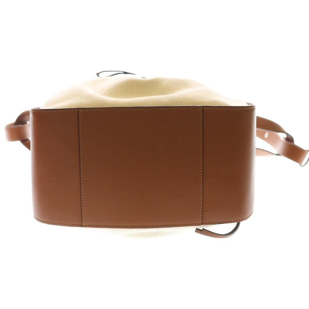 Loewe Hammock Small Leather Hand Small Shoulder Bag 2-Way Silver Ivory White — view 4