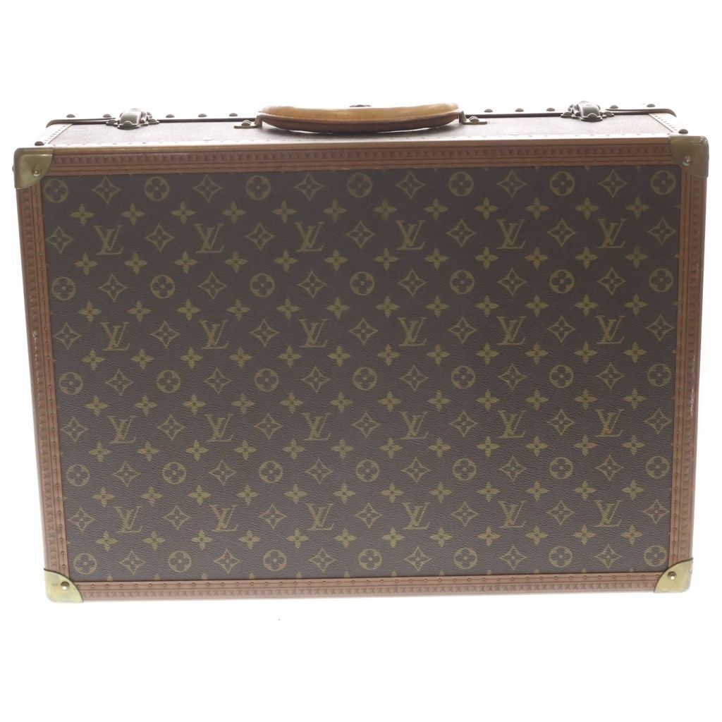 Louis Vuitton Monogram Visten 55 Brown Trunk Suitcase Vintage — view 2