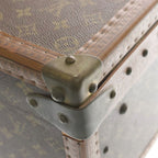 Louis Vuitton Monogram Visten 55 Brown Trunk Suitcase Vintage — view 6