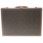 Louis Vuitton Monogram Visten 55 Brown Trunk Suitcase Vintage