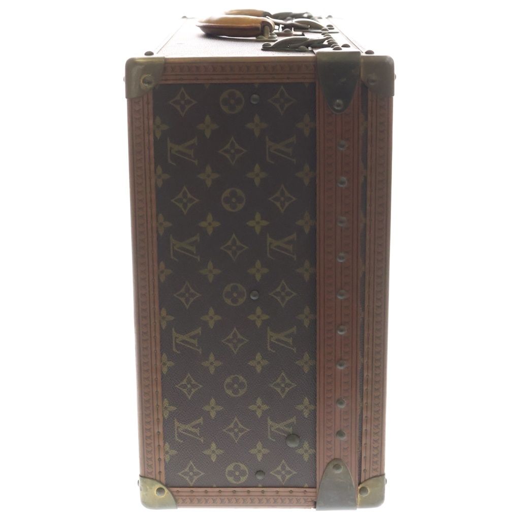 Louis Vuitton Monogram Visten 55 Brown Trunk Suitcase Vintage — view 3