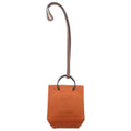 Hermes Sac Orange Agno Milo Charm Keychain