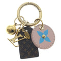 Louis Vuitton Bijou Sac Fetish Key Holder Key Ring Gold Brown Pink