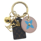 Louis Vuitton Bijou Sac Fetish Key Holder Key Ring Gold Brown Pink