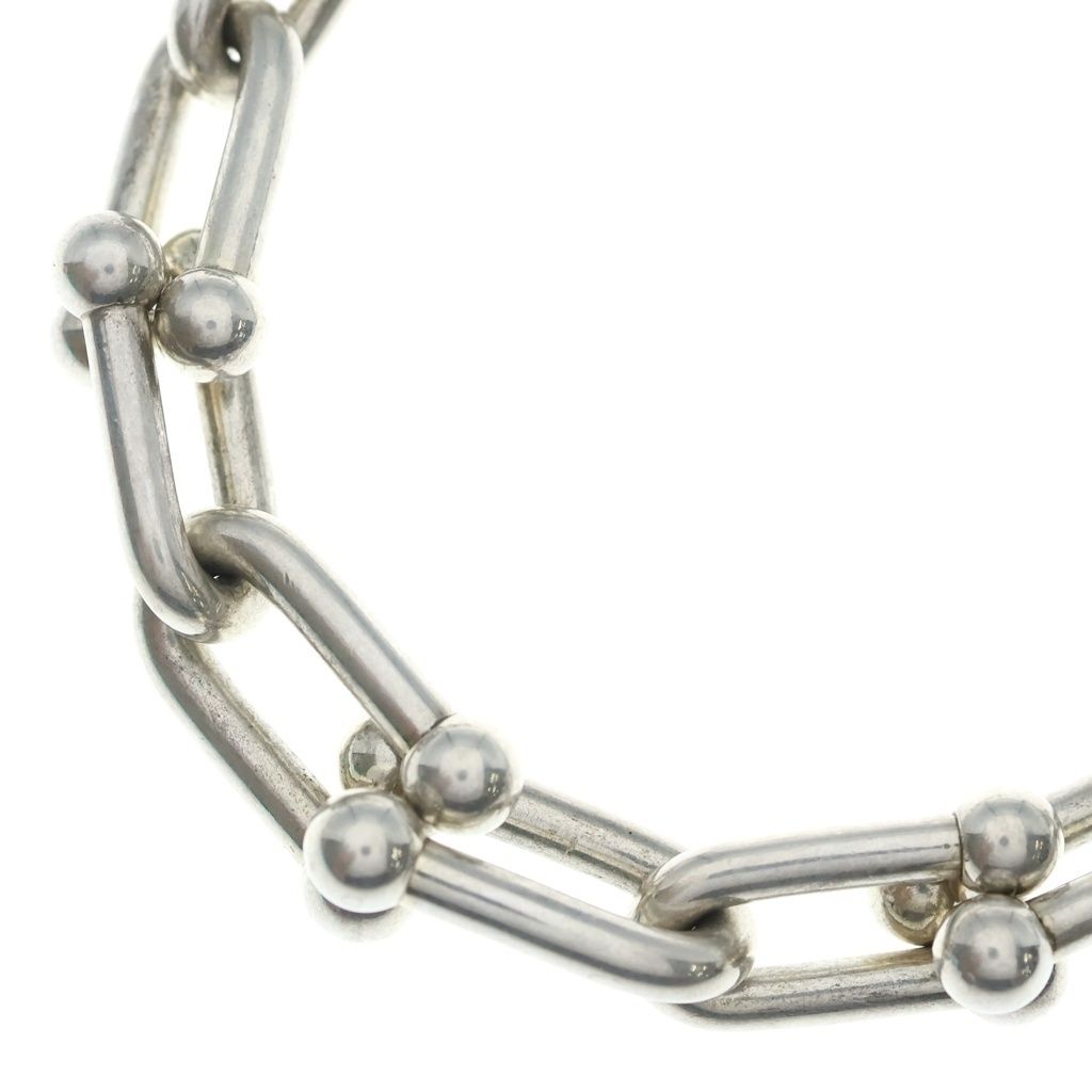 Tiffany & Co Graduated Link Necklace Silver 39 cm