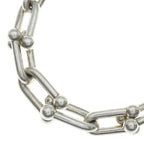Tiffany & Co Graduated Link Necklace Silver 39 cm