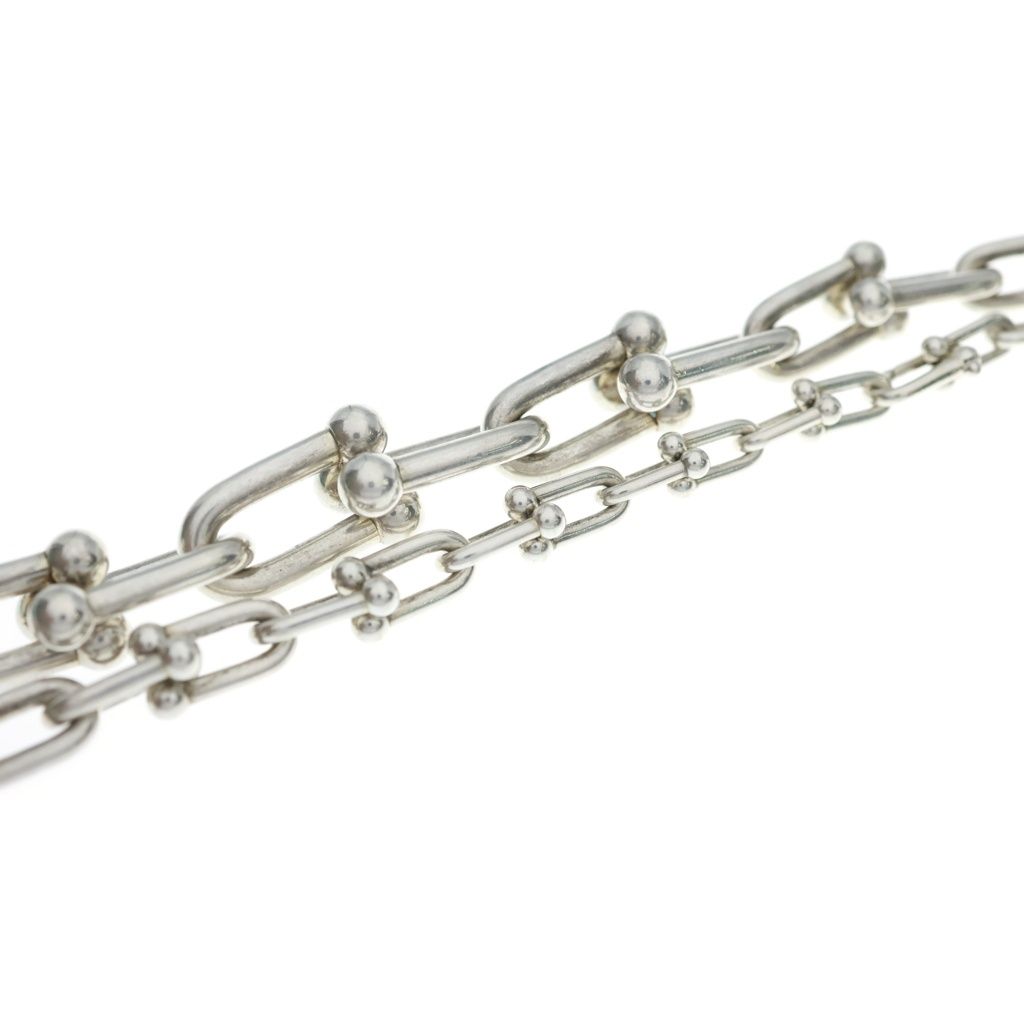 Tiffany & Co Graduated Link Necklace Silver 39 cm — view 4