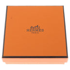 Hermes O'kelly Earrings Cadena Metal Leather Silver Black — view 7