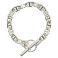 Hermes Chaine D'ancre Bracelet Silver