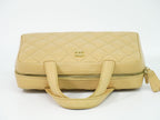 Chanel Wild Stitch CC Logo Handbag Leather Beige — view 5
