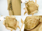 Chanel Wild Stitch CC Logo Handbag Leather Beige — view 8