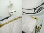 Dior Vibe Hobo Cannage 2-Way Shoulder Bag Leather White — view 6