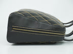 Chanel Wild Stitch CC Logo Tote Leather Black — view 4
