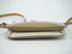 Loewe Gate Double Zip Pouch Anagram Shoulder Bag Pochette Leather Beige Gray — view 3