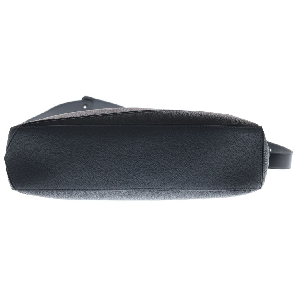 Loewe Puzzle Large Shoulder Bag Black Leather Silver — view 4