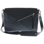 Loewe Puzzle Large Shoulder Bag Black Leather Silver — view 2