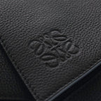 Loewe Puzzle Large Shoulder Bag Black Leather Silver — view 7