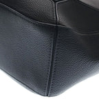 Loewe Puzzle Large Shoulder Bag Black Leather Silver — view 5