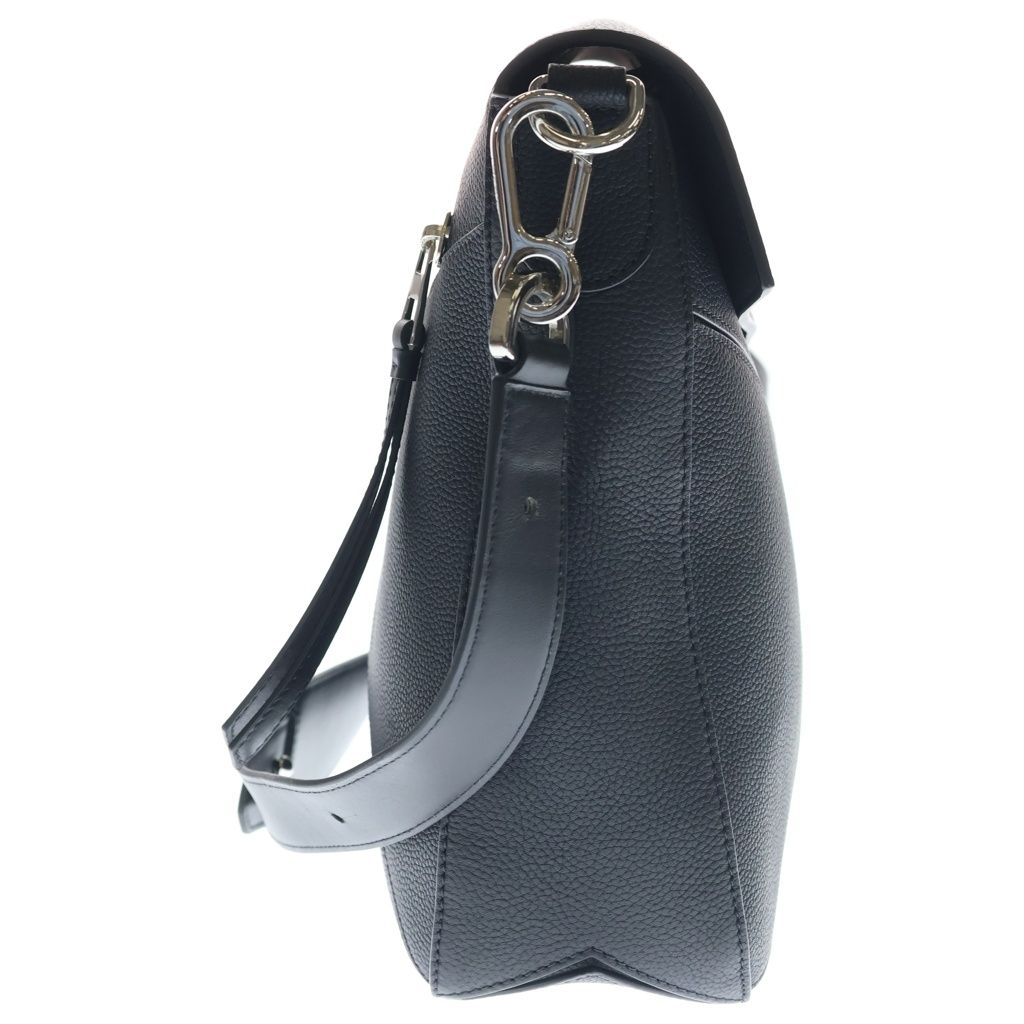 Loewe Puzzle Large Shoulder Bag Black Leather Silver — view 3