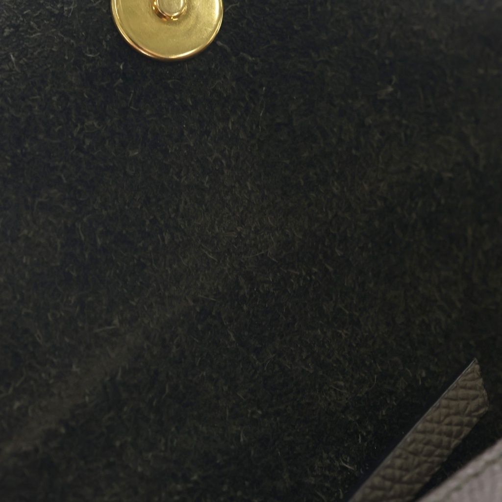 Celine Belt Bag Pico 2-Way Gray Leather Gold — view 7