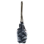 Chanel 22 Small Chain Shoulder Bag Black Shiny Calf Gold — view 3