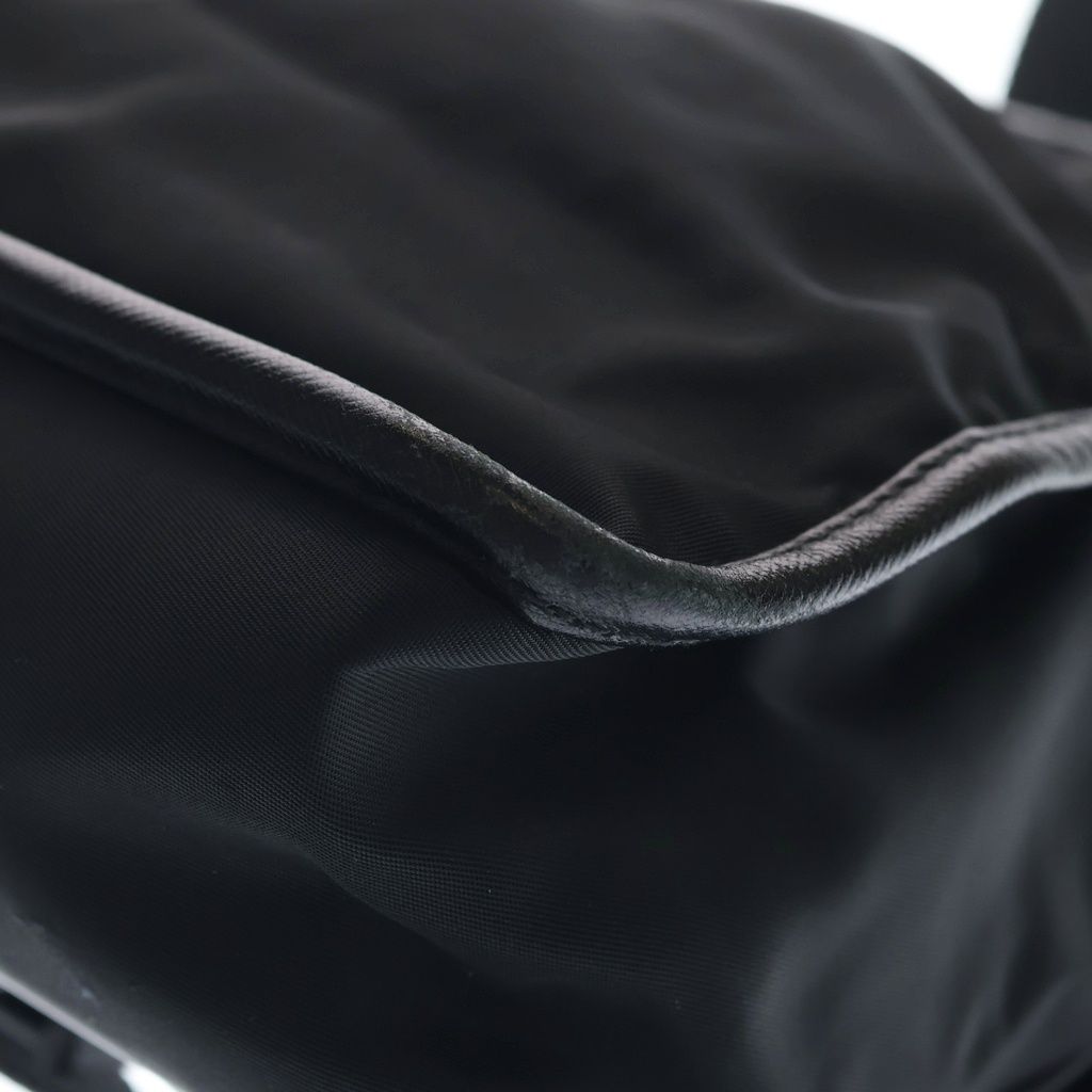 Prada Mini Shoulder Bag Black Nylon Silver — view 5
